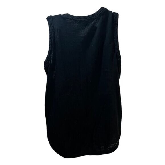 ANN TAYLOR LOFT Knitted Crochet Trim Sleeveless Blouse XS - Picture 2 of 4